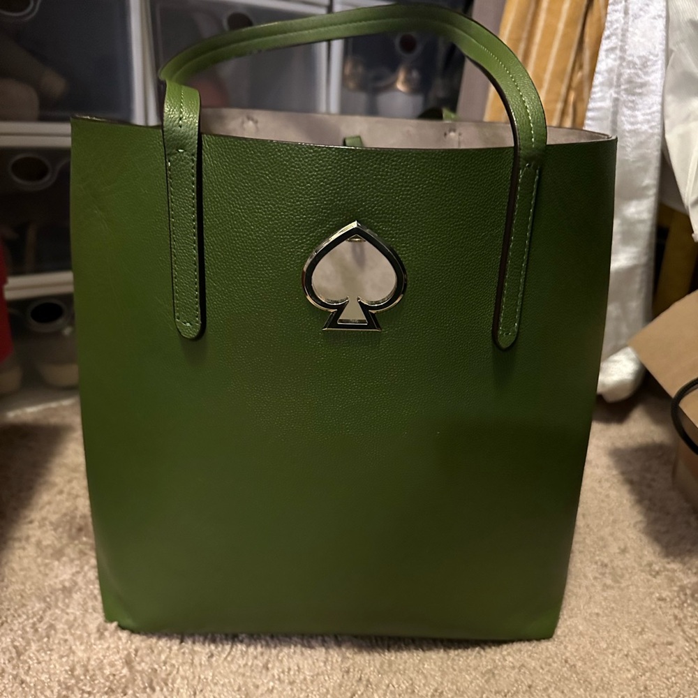 Kate Spade green tote bag